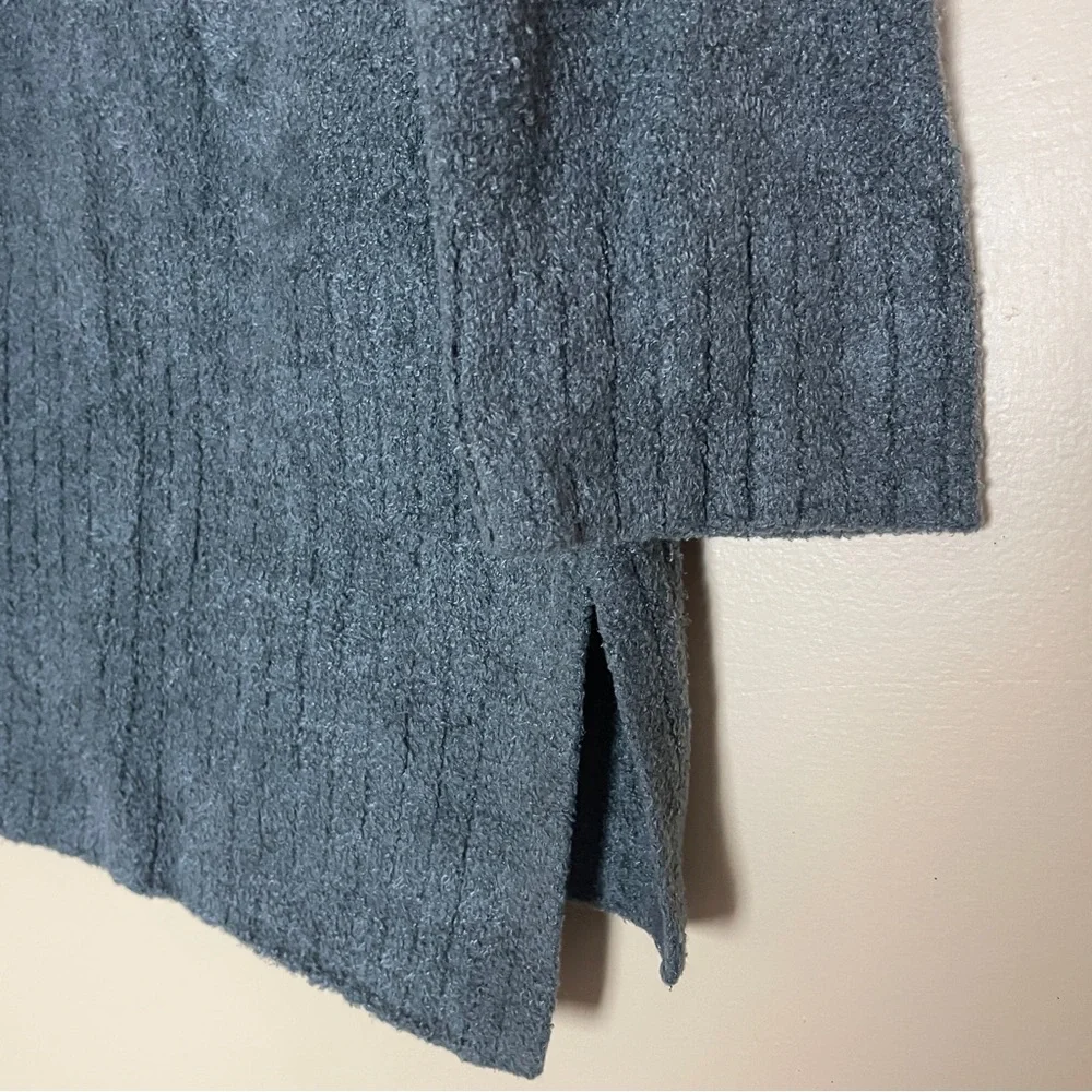 Barefoot Dreams Green Cozy Chic Lite Half Zip Tunic Sweater 1X Comfy